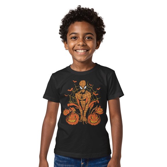 Boys Marvel: Spider-Man Jack-O-Lantern Spideyween T Shirt