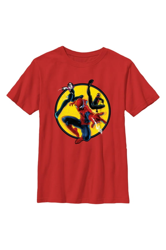 Boys Marvel: Spider-Man Superhero Team T Shirt