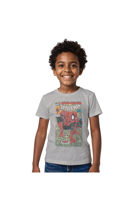 Boys Marvel Spider-Man Torment Comic Cover T Shirt