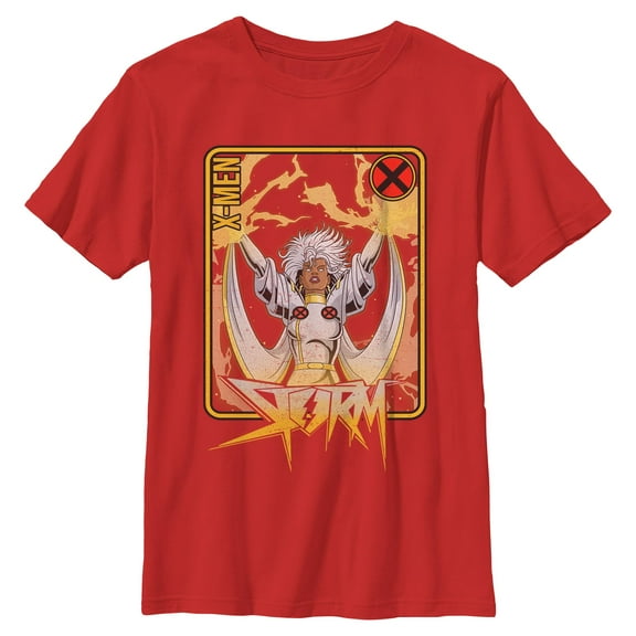 Boys Marvel Storm Pose Frame T Shirt