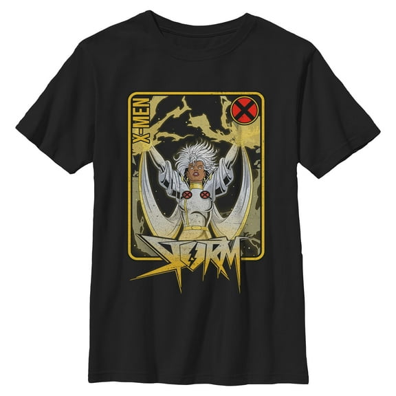Boys Marvel Storm Pose Frame T Shirt