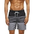thumbnail image 1 of Mid-Ten Casual Men Swim Trunks Shorts Swim Bottoms Pants Board Shorts Boardshorts Swimwear Swimsuit Beachwear Surfing Swimming Bathing Suit Quick Dry Summer, 1 of 3