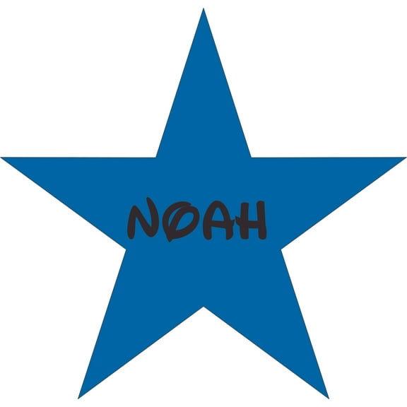 Boys Men Star Stars Starry Name Customized Wall Decal - Custom Vinyl Wall Art - Personalized Name - Baby Girls Boys Kids Bedroom Wall Decal Room Decor Wall Stickers Decoration Size (20x20 inch)