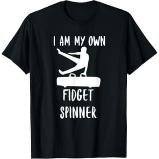 Boys Mens Gymnastics Fidget Spinner T-Shirt Boys Mens Gymnastics Fidget Spinner T-Shirt