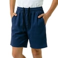 thumbnail image 1 of Boys Mesh Athletic Basketball Shorts, Inner Drawstring Elastic Waist Breathable Knee‑Length Sports Shorts, Gym Running Shorts for Boys 4‑16 Years Old, 1 of 3