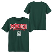 Mexico National Team Youth Green Arch-Over Logo Soccer Tee