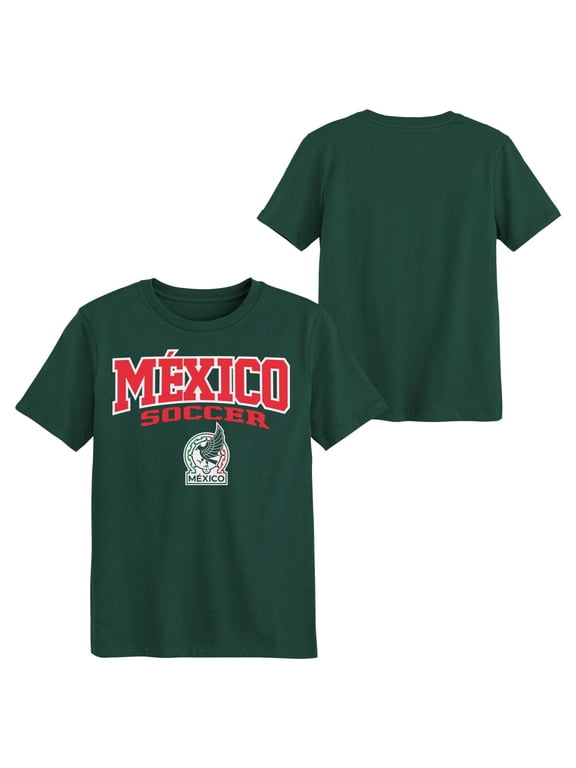 National Team Youth Green Arch-Over Logo Soccer Tee
