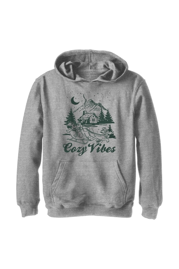 Boys Mickey & Friends Cozy Vibes Cabin Lightweight Hoodie