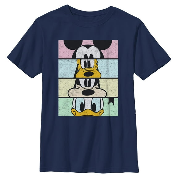 Boys Mickey & Friends Cropped Portraits T Shirt