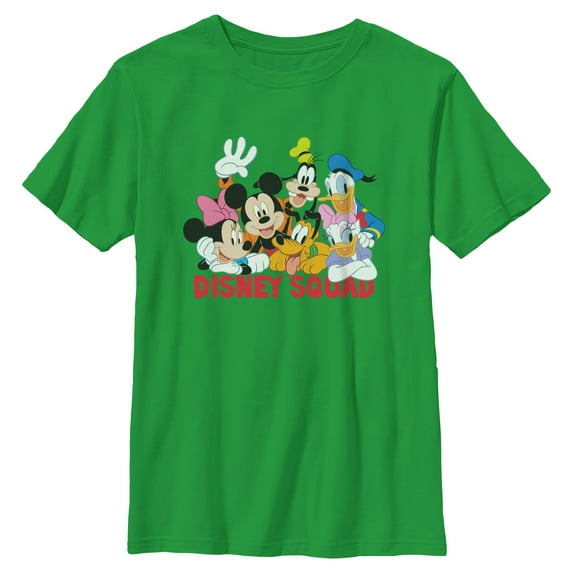 Boys Mickey & Friends Disney Squad Group Shot T Shirt