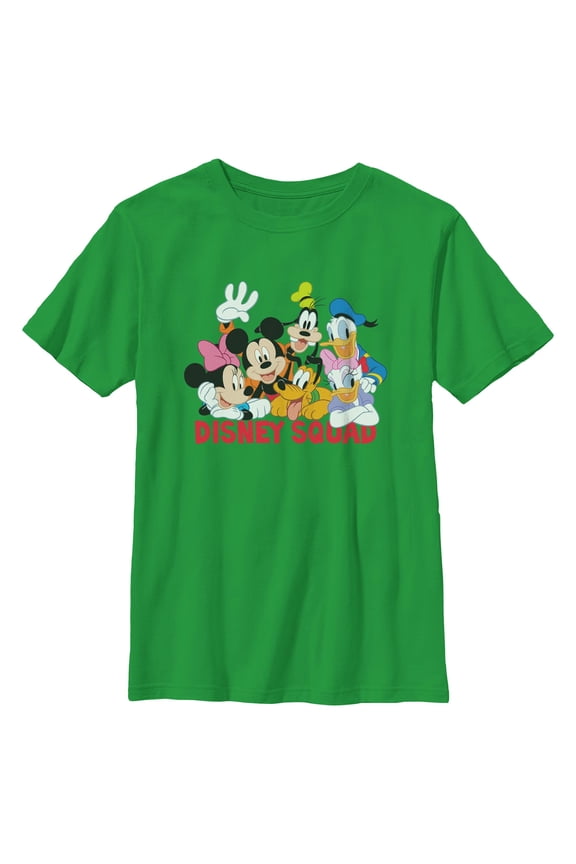 Boys Mickey & Friends Disney Squad Group Shot T Shirt
