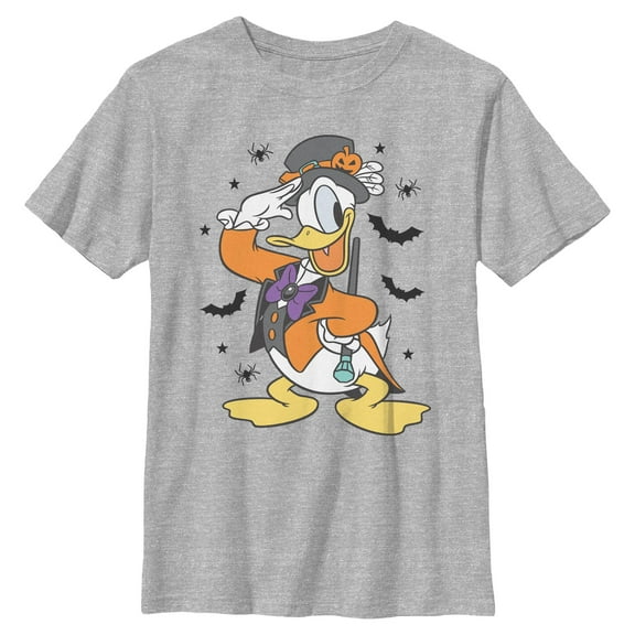 Boys Mickey & Friends Donald Duck Master Outfit Bats and Spiders T Shirt