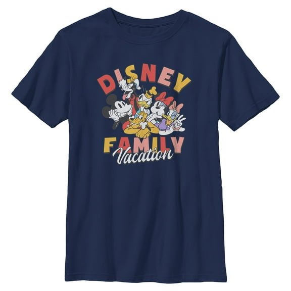 Boys Mickey & Friends Family Vacation T Shirt