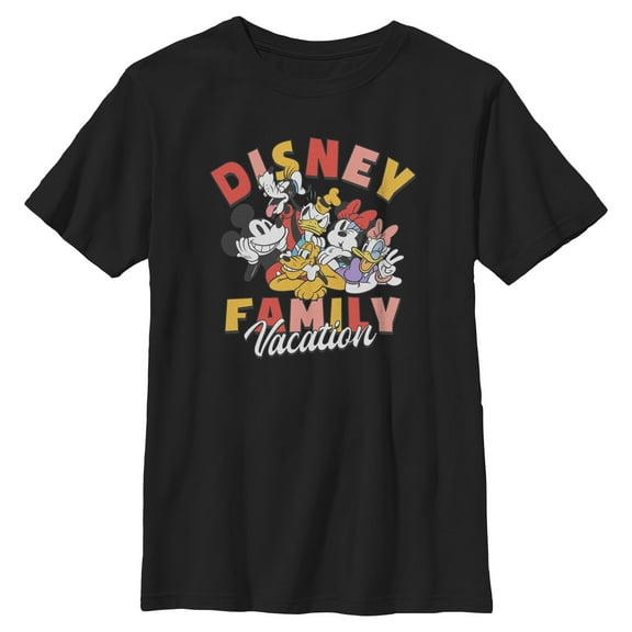 Boys Mickey & Friends Family Vacation T Shirt