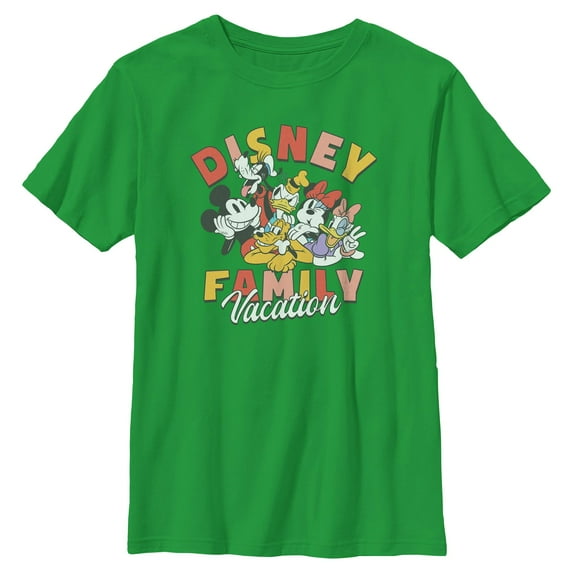 Boys Mickey & Friends Family Vacation T Shirt