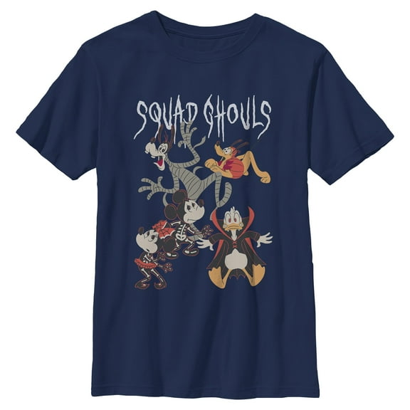 Boys Mickey & Friends Halloween Squad Ghouls T Shirt