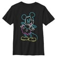 thumbnail image 1 of Boys Mickey & Friends Neon Silhouette T Shirt, 1 of 10