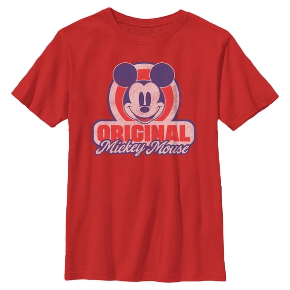 Boys Mickey & Friends Original Retro Logo T Shirt