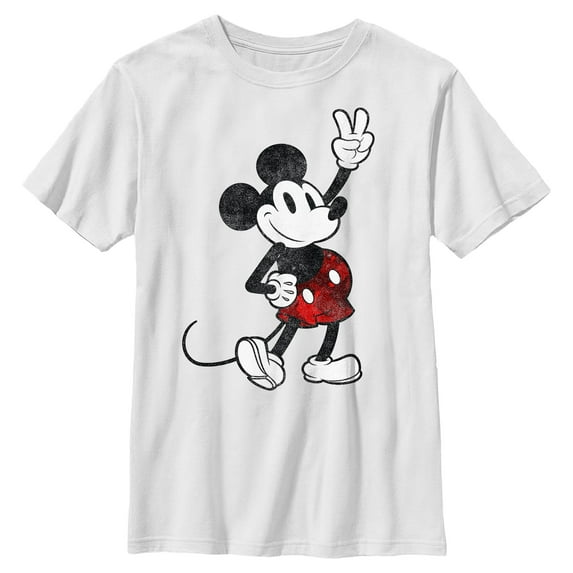 Boys Mickey & Friends Retro Peace T Shirt