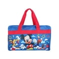 thumbnail image 1 of Boys Mickey Mouse & Friends Duffel Bag Carry-on 18" Blue Red, 1 of 5