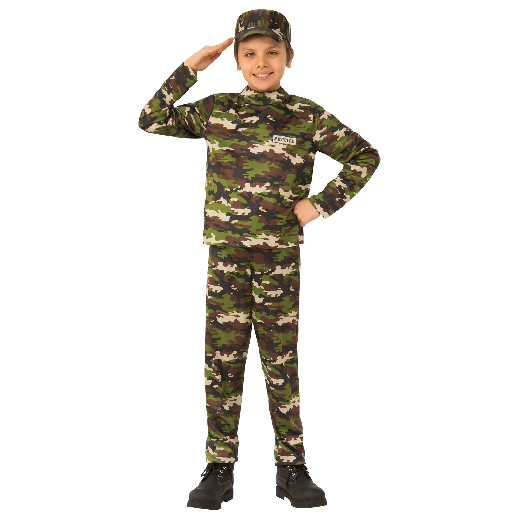 Boys Military Halloween Costume, Way to Celebrate, Size L
