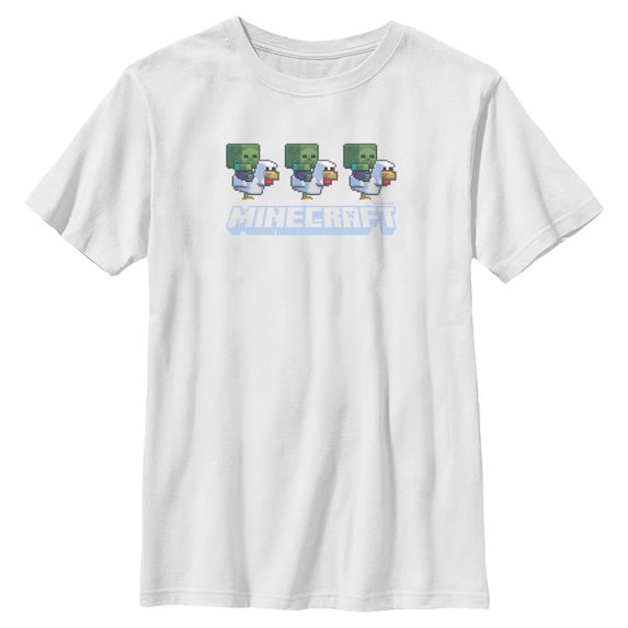 Boys Minecraft Baby Zombies Chicken Jockey T Shirt