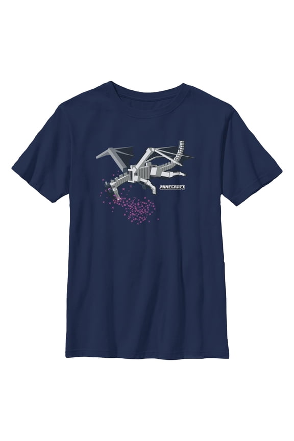 Boys Minecraft Ender Dragon Flying Decorations T Shirt