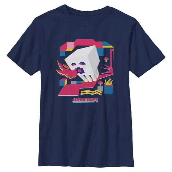 Boys Minecraft Ghast Fireball T Shirt