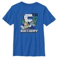 thumbnail image 1 of Boys Minecraft Happy 6th Birthday T Shirt, 1 of 5