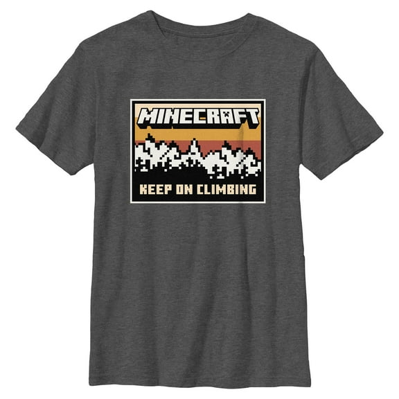 Boys Minecraft Keep On Climbing T Shirt