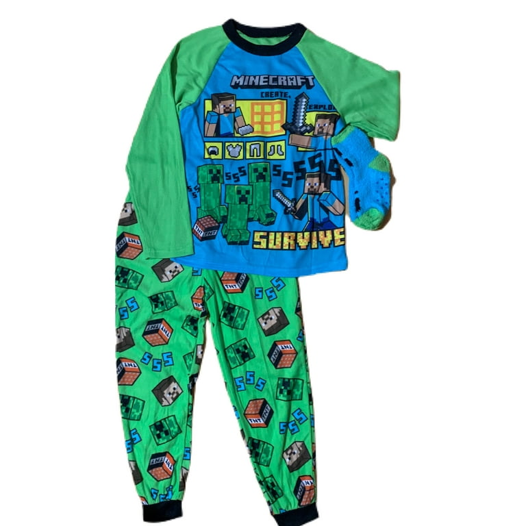 Pyjama minecraft fashion 8 ans