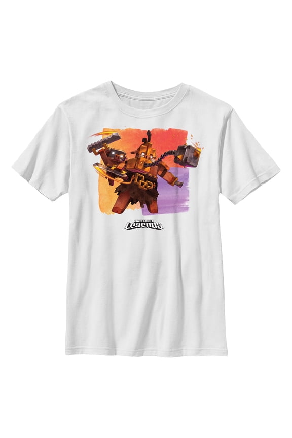 Boys Minecraft Piglin And Bruiser T Shirt