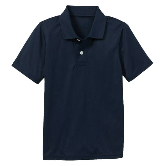 Boys Moisture Wicking Short Sleeve Polos