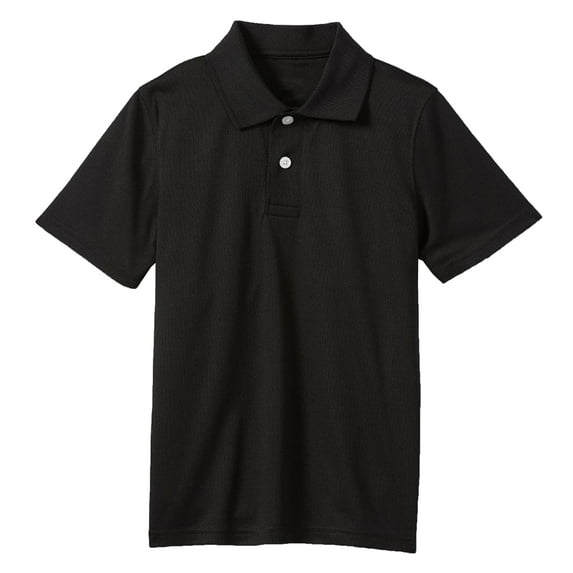 Boys Moisture Wicking Short Sleeve Polos