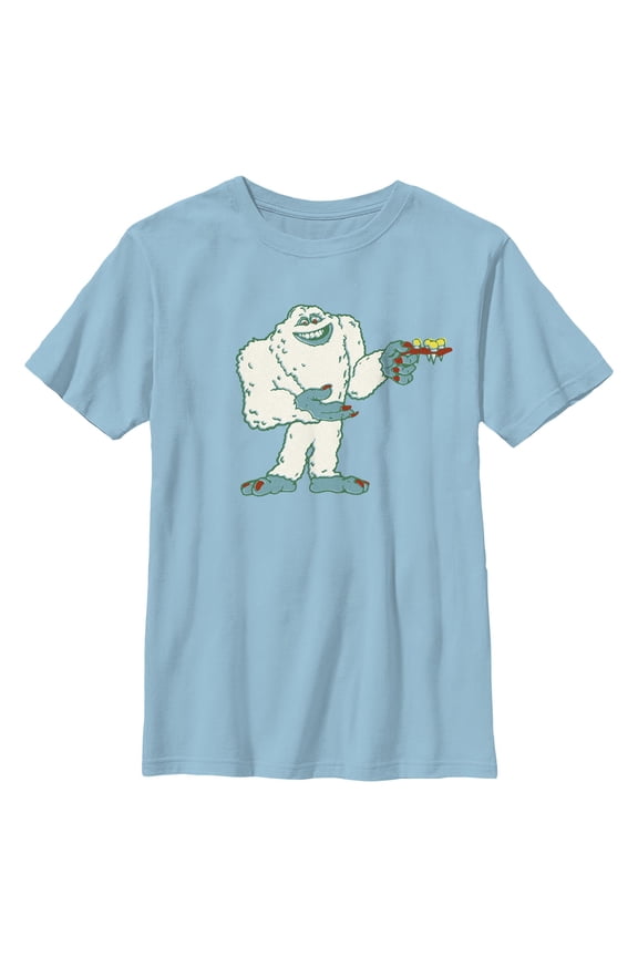 Boys Monsters Inc Adorable Snowman Lemon Ice Cream T Shirt
