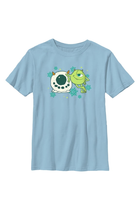 Boys Monsters Inc Snowball Mike Wasaoski T Shirt