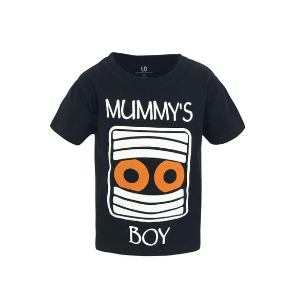 Boys"Mummy's Boy" Halloween Short Sleeved T Shirt (4t)