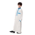 thumbnail image 1 of Boys Thobe Long Sleeve Button White Thobe Prayer Dress Boy Clothes 9-10 Years, 1 of 9