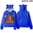thumbnail image 1 of Boys My Singing Monsters Figure Printed Hoodie Kids My Singing Monsters Cat's Ear Shaped Sweatshirt, 1 of 2