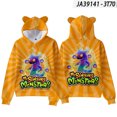 thumbnail image 1 of Boys My Singing Monsters Figure Printed Hoodie Kids My Singing Monsters Cat's Ear Shaped Sweatshirt, 1 of 2