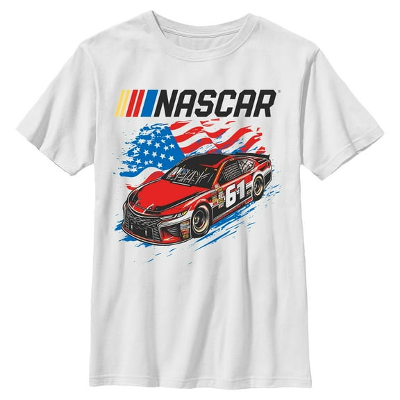 Boys NASCAR American Racing Car 61 T Shirt