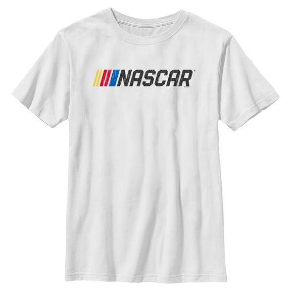 Boys NASCAR Official Racing Logo Distressed T Shirt