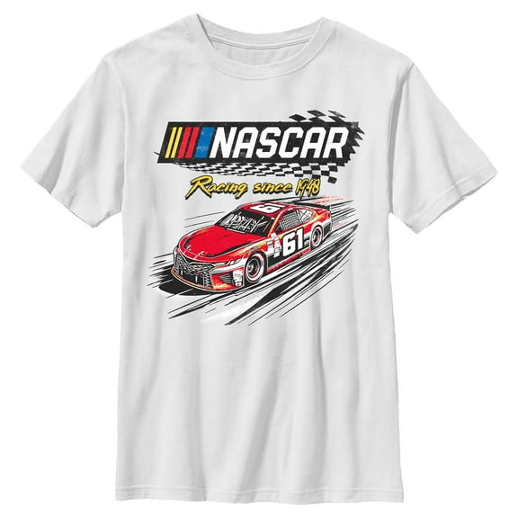 Boys NASCAR Racing Car 61 Since 1948 T Shirt