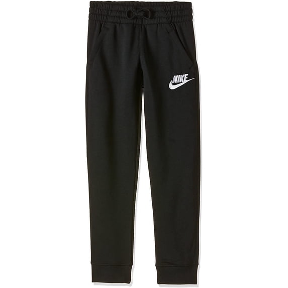 Nike Boys NSW Club Jogger Fleece Pant Black/Black/White Large