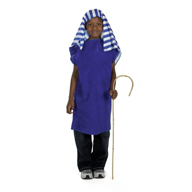Nativity Tabbard Shepherd Blue Childrens Costume Nativity Tabbard Shepherd Blue Childrens Costume