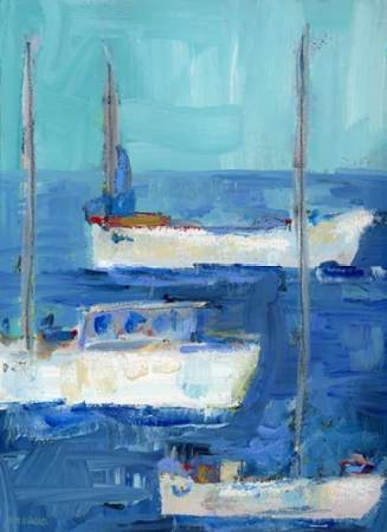 Boys Nautical Boats Canvas Art - Pamela J Wingard (18X24)