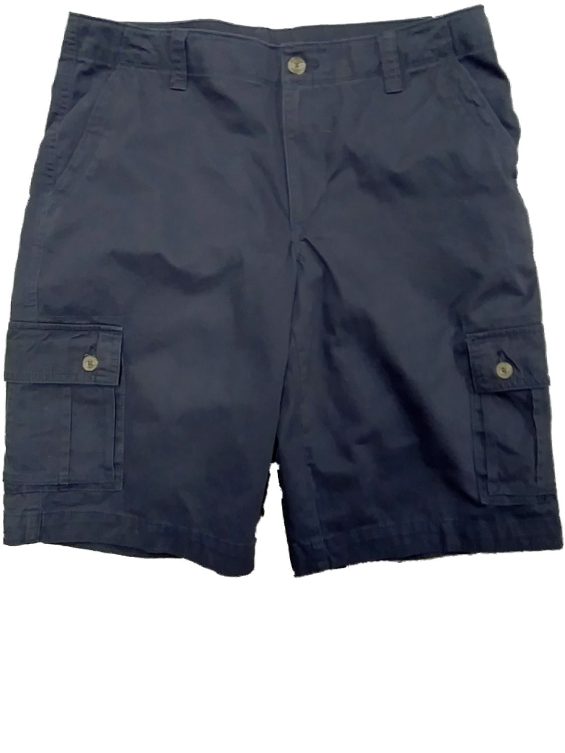 Boys Navy Blue Denim Jeans Shorts Adjustable Waist Cargo Pants
