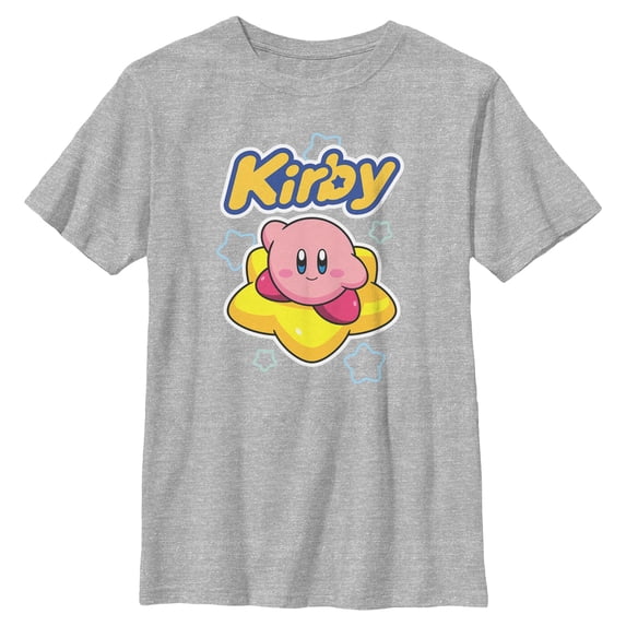 Boys Nintendo Cute Kirby and Stars T Shirt