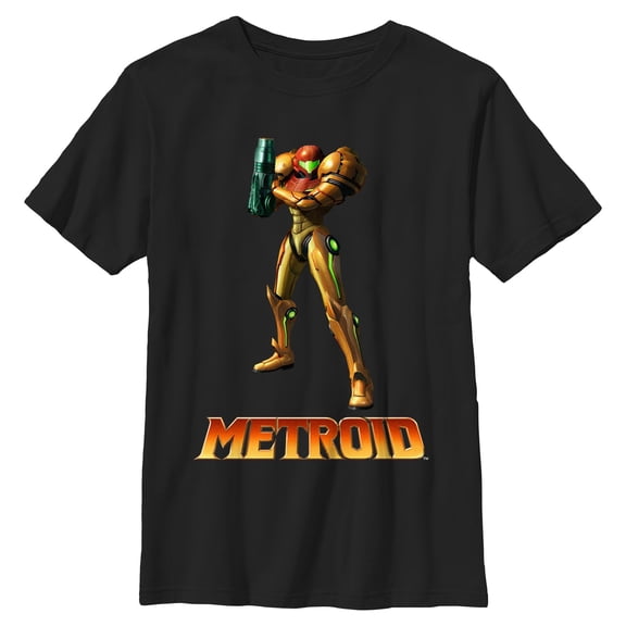 Boys Nintendo Prime Samus Aran Full Shot T Shirt