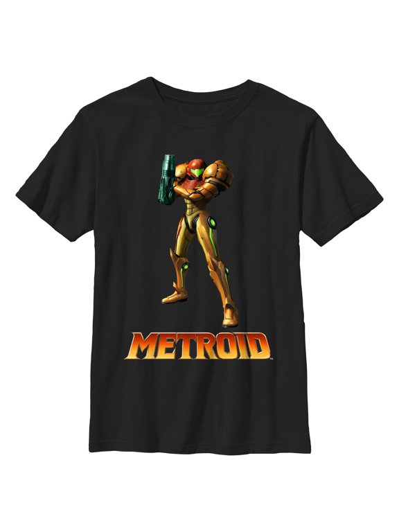 Boys Nintendo Prime Samus Aran Full Shot T Shirt
